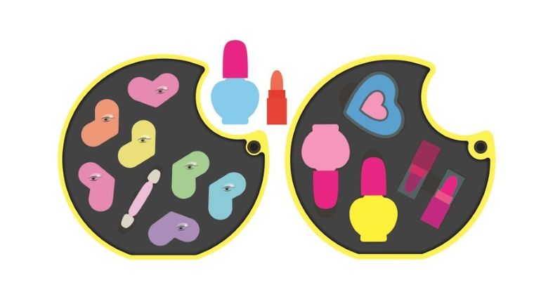 Clementoni, Crazy Chic, Cienie do powiek, lakiery do paznokci, pomadki, kosmetyczka, jednorożec