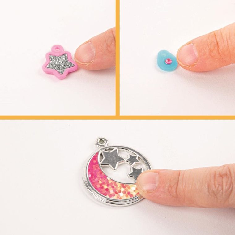 Clementoni, Crazy Chic, Kolorowe medaliony, zestaw kreatywny