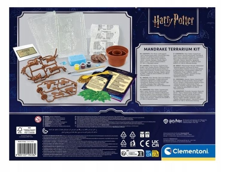 Clementoni, Harry Potter, Mandragora, zestaw edukacyjny