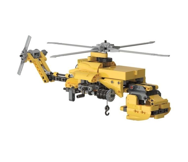 Clementoni, Naukowa zabawa, Laboratorium Mechaniki, helikopter ratowniczy, zestaw konstrukcyjny