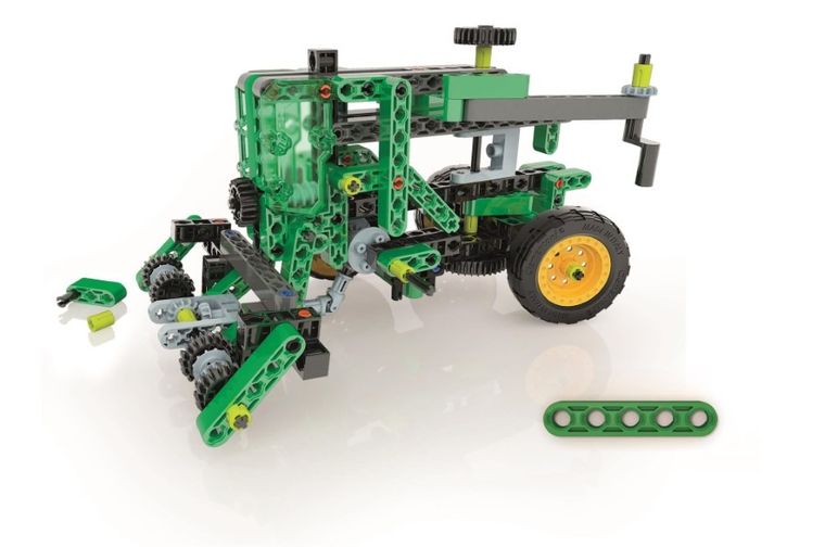 Clementoni, Naukowa Zabawa, Technologic, Laboratorium Mechaniki, Maszyny rolnicze, zestaw edukacyjny, 200 elementów