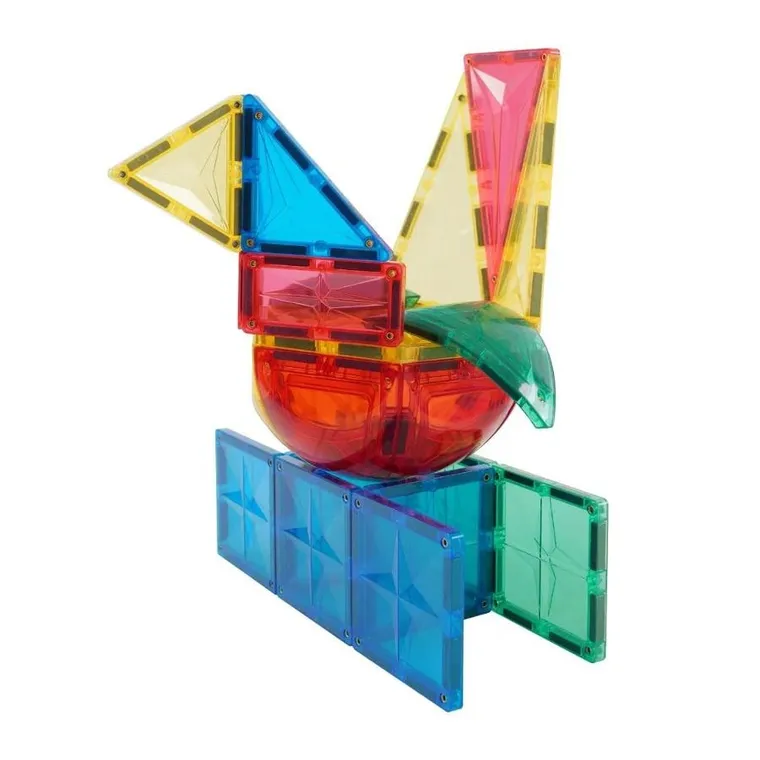 Cleverclixx, Curved Dome Pack Intense, klocki magnetyczne, 47 elementów