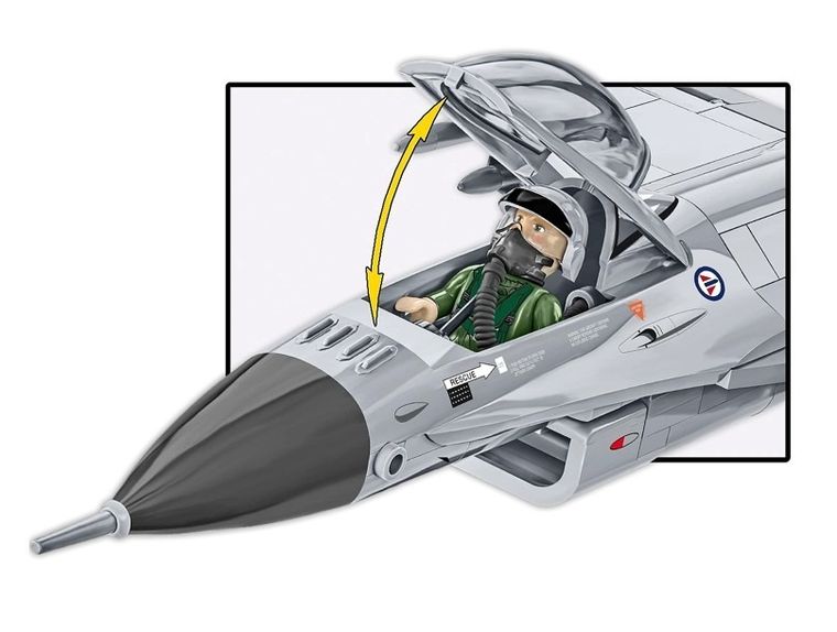 Cobi, Armed Forces, F-16AM Fighting Falcon, klocki, 1:48, 495 elementów