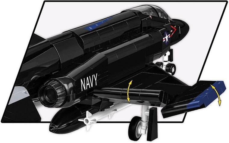 Cobi, Armed Forces, F-4S Phantom II Black Bunny, klocki, 608 elementów