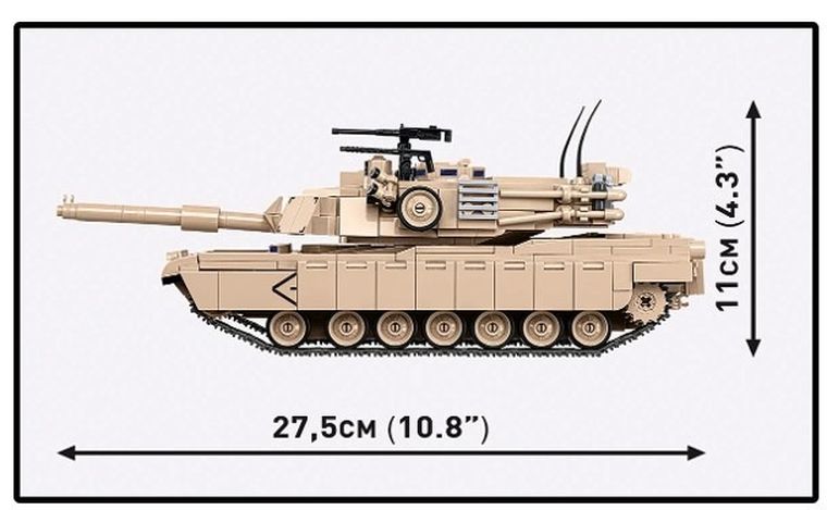 Cobi, Armed Forces, M1A2 Abrams (US), klocki, 1:35, 1025 elementów