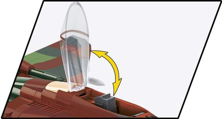 Cobi, Armed Forces, MiG-29 (EAST GERMANY), klocki, 545 elementów