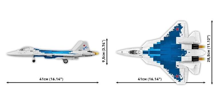 Cobi, Armed Forces, Myśliwiec SU-57 Felon, klocki, 1:48, 928 elementów