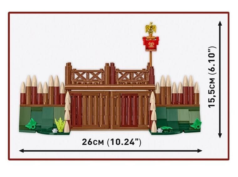 Cobi, Historical Collection Imperium Romanum, Roman Camp-Gate, klocki, 591 elementów
