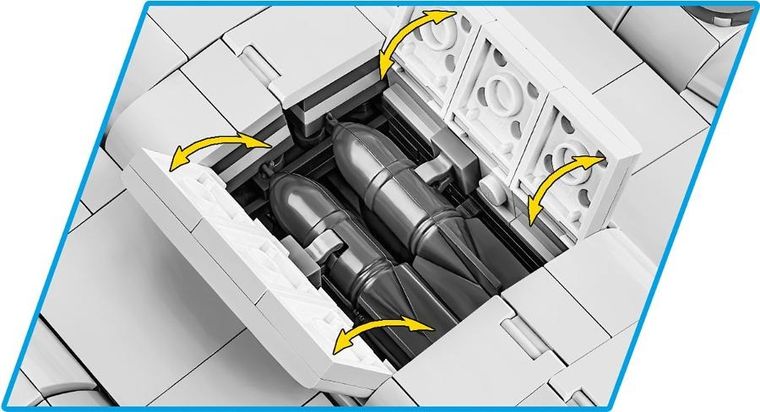 Cobi, Historical Collection, WWII, Boeing B-17G Flying Fortress, klocki, 1210 elementów
