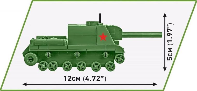 Cobi, Historical Collection WWII, czołg ISU 152, klocki, 135 elementów
