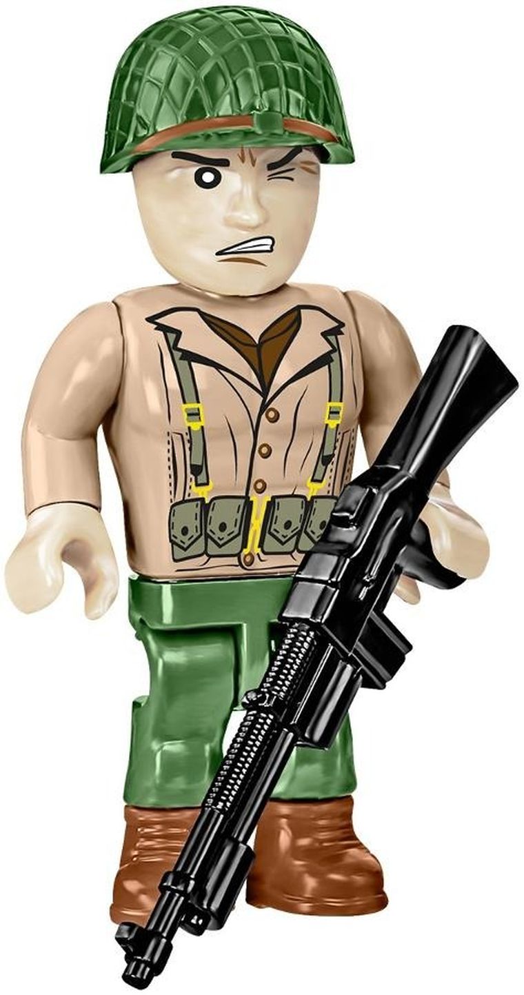 Cobi, Historical Collection WWII, LCVP Higgins Boat, klocki, 1:35, 715 elementów