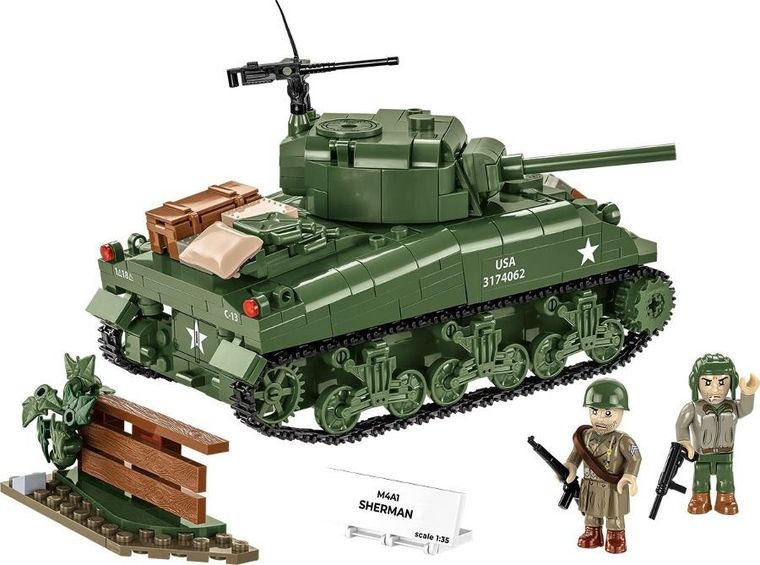 Cobi, Historical Collection WWII, M4A1 Sherman, klocki, 663 elementy