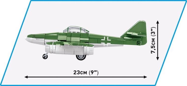 Cobi, Historical Collection, WWII, Messerschmitt Me262, klocki, 250 elementów