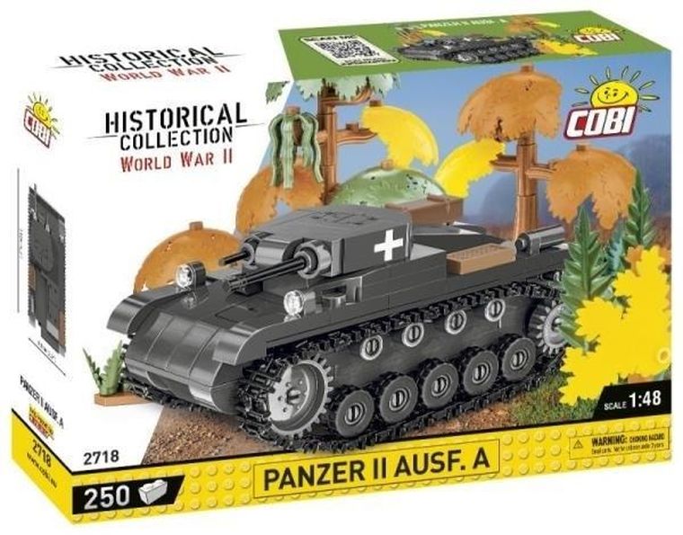 Cobi, Historical Collection WWII, Panzer II Ausf. A, klocki, 250 elementów