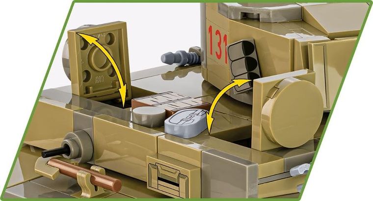 Cobi, Historical Collection WWII, Panzer VI Tiger I no, klocki, 131 elementów