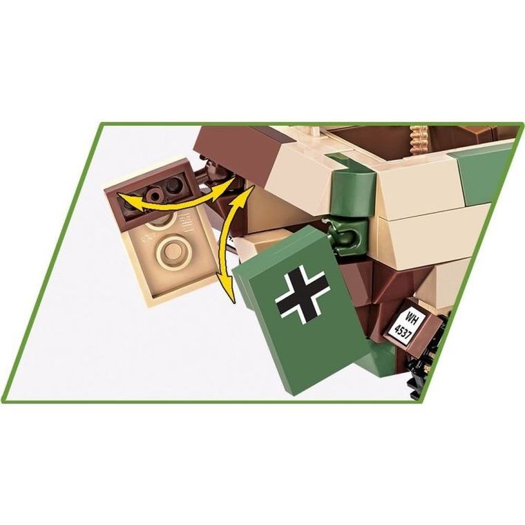 Cobi, Historical Collection WWII, Sd.Kfz. 251/9 Stummel, 1:35, klocki, 486 elementów