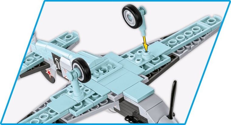 Cobi, Historical Collection, WWII, Yakovlev Yak-1B, klocki, 142 elementów