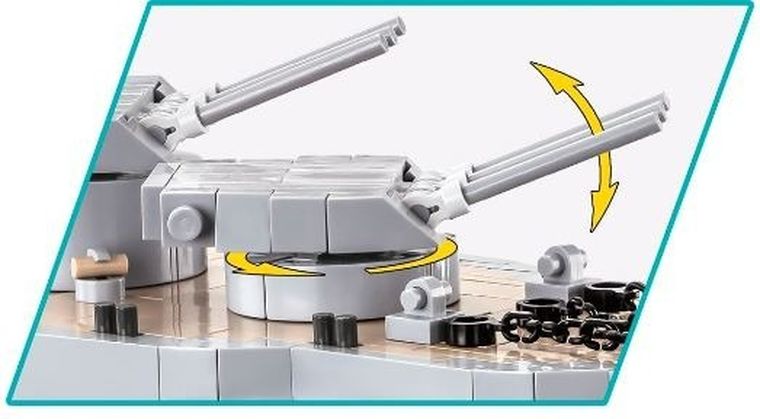 Cobi, Pennsylvania - Class Battleship, klocki, 2088 elementów, 2w1