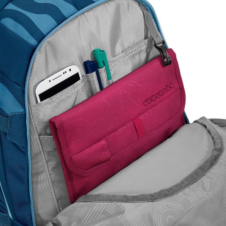 Coocazoo, Mate, plecak szkolny, 4-komorowy, Breaking Waves