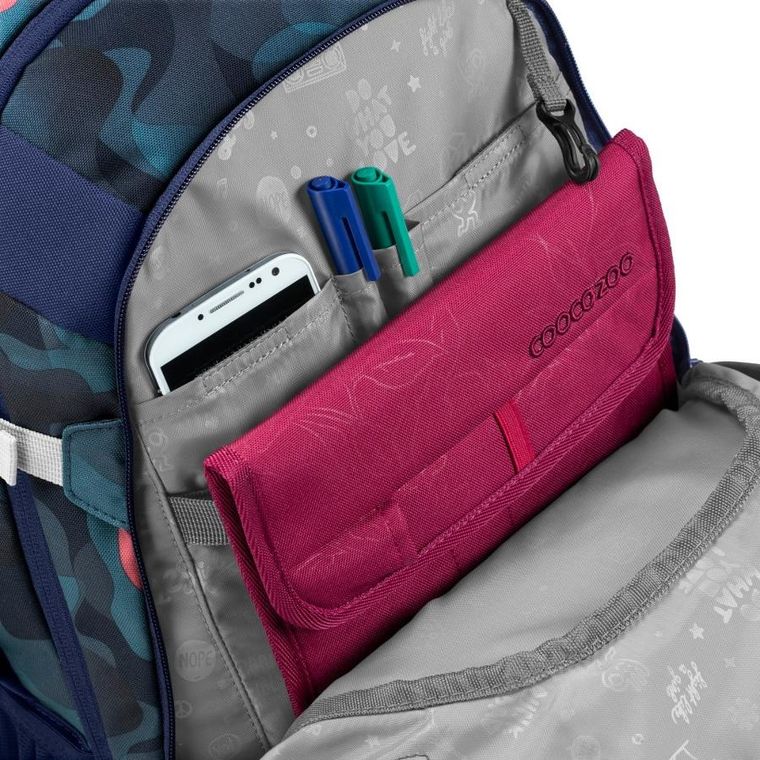 Coocazoo, Mate, plecak szkolny, 4-komorowy, Cloudy Peach