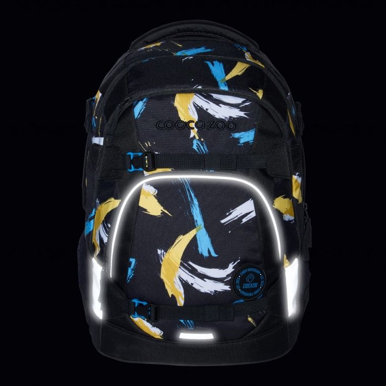 Coocazoo, Mate, plecak szkolny, 4-komorowy, Crazy Artnight
