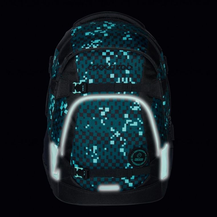 Coocazoo, Mate, plecak szkolny, 4-komorowy, Pixel Blox
