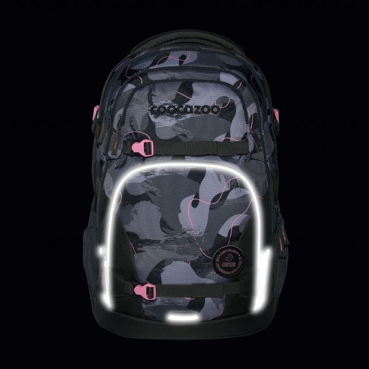 Coocazoo, Porter, plecak szkolny, 5-komorowy, Bubble Brush