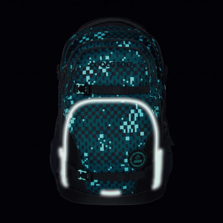 Coocazoo, Porter, plecak szkolny, 5-komorowy, Pixel Blox