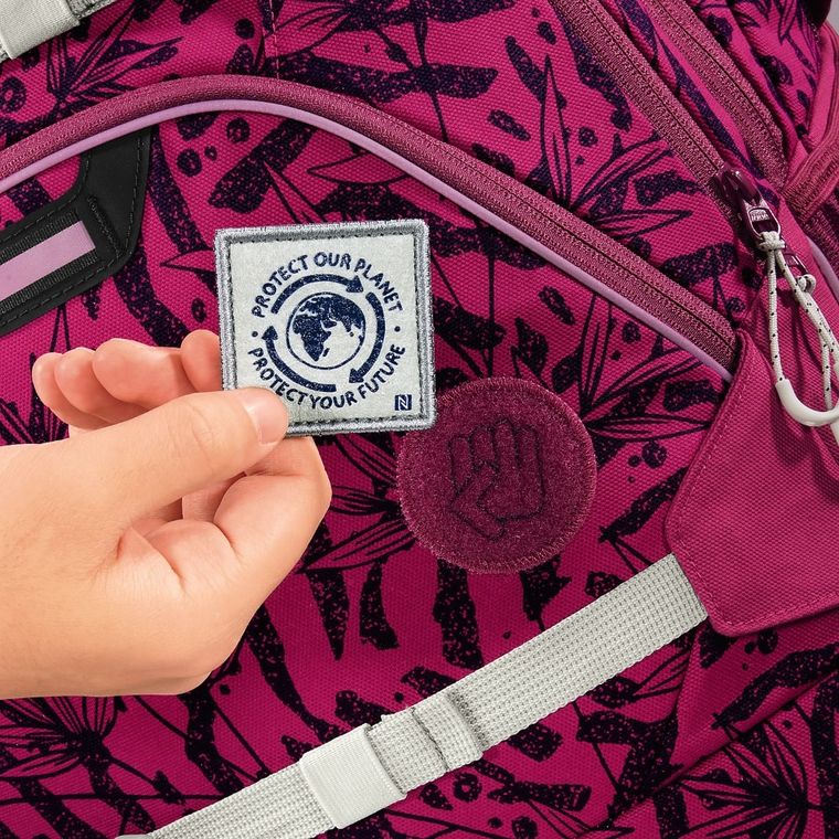 Coocazoo, WWF Anemone Trail, ScaleRale, plecak szkolny, malinowy