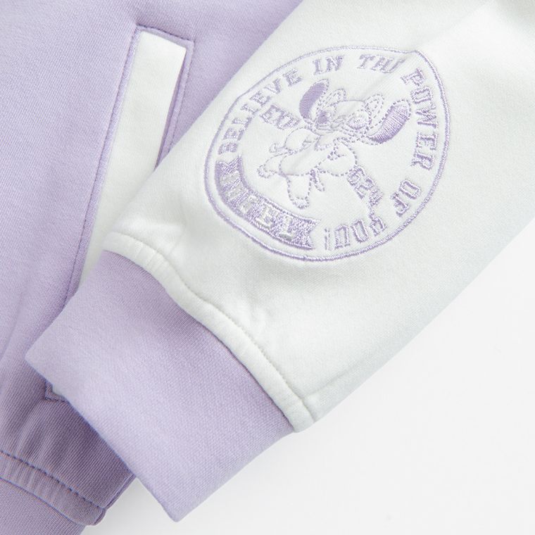 Cool Club, Bluza bejsbolówka dziewczęca, rozpinana, mix, Lilo i Stitch