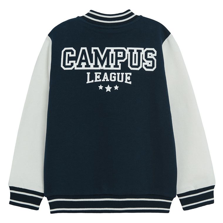 Cool Club, Bluza chłopięca, rozpinana, granatowa