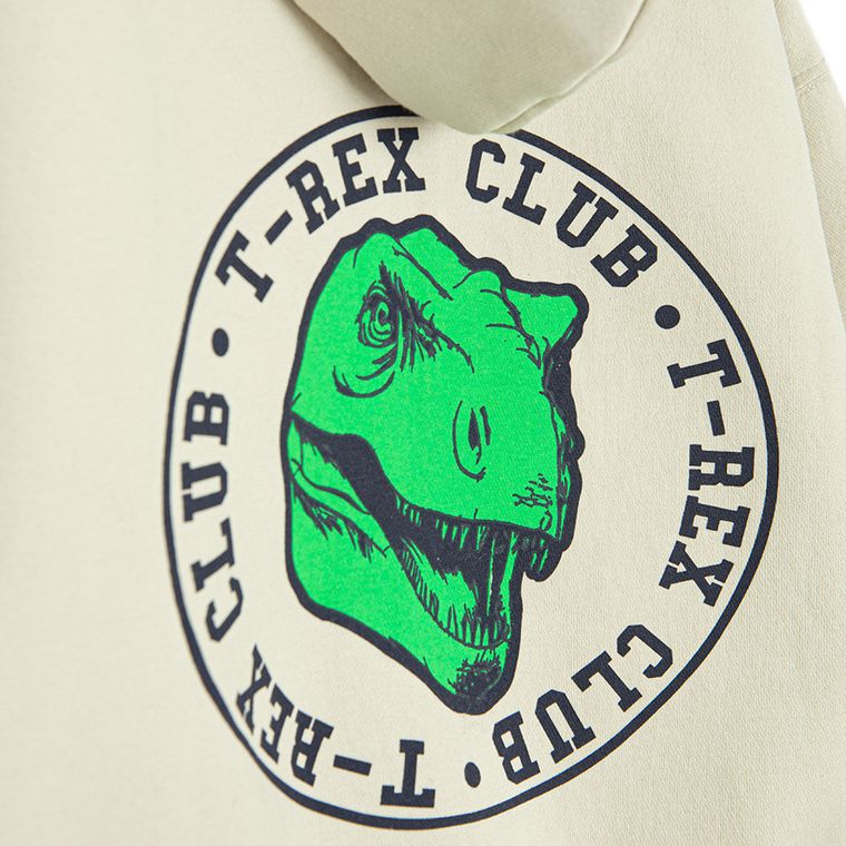 Cool Club, Bluza chłopięca z kapturem, rozpinana, beżowa