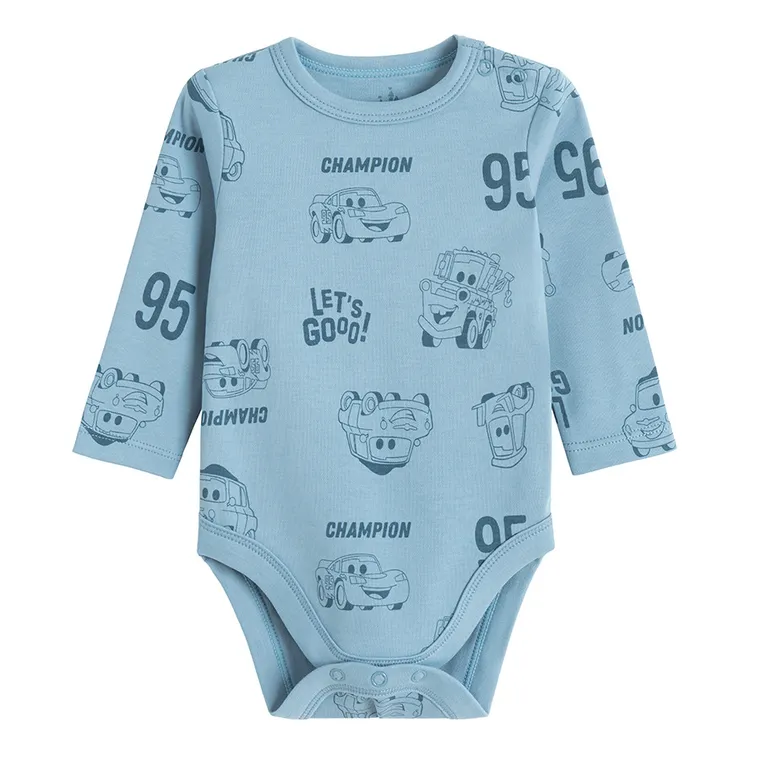 Cool Club, Body chłopięce z długim rękawem, mix, Auta, zestaw, 3 szt.