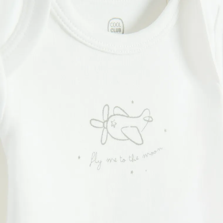 Cool Club, Body chłopięce z długim rękawem, mix, zestaw, 3 szt.