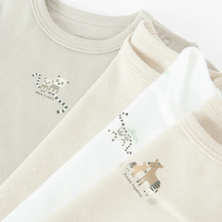 Cool Club, Body chłopięce z krótkim rękawem, mix, zestaw, 4 szt.