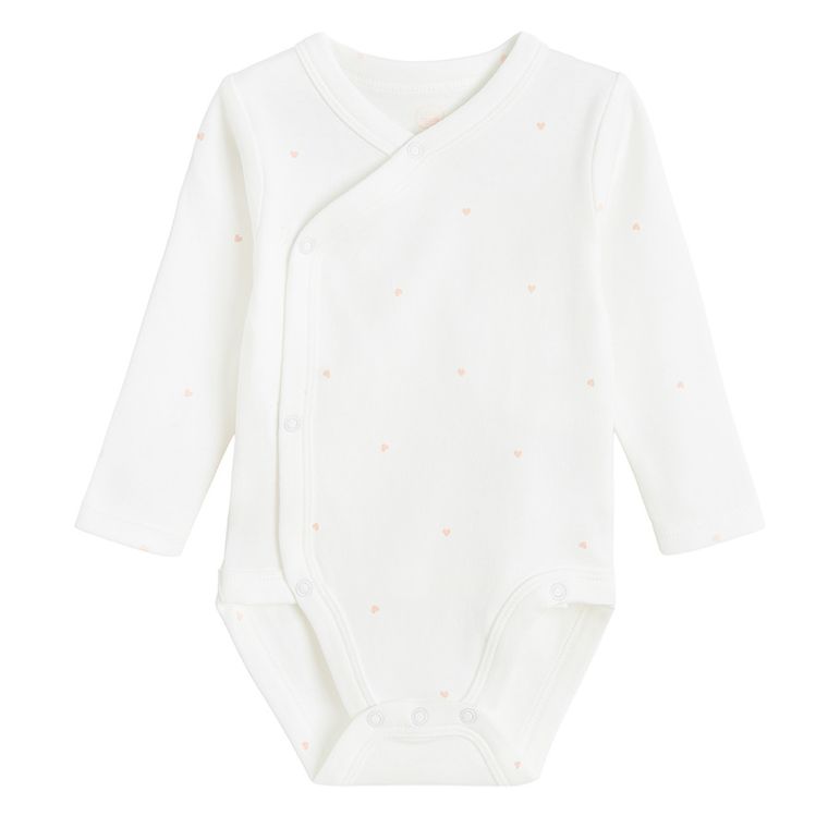 Cool Club, Body dziewczęce z długim rękawem, białe, zestaw, 2 szt.