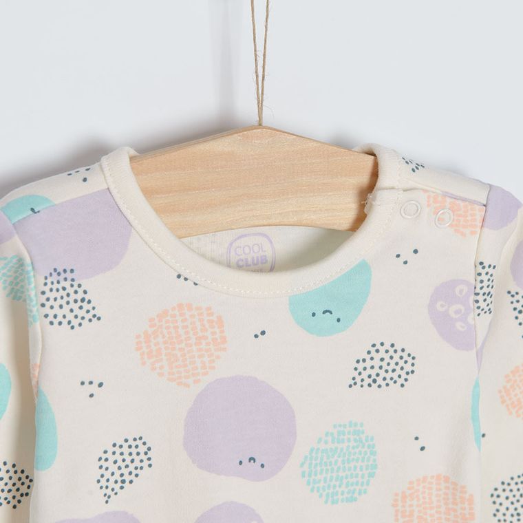 Cool Club, Body dziewczęce z długim rękawem, mix, zestaw, 3 szt.