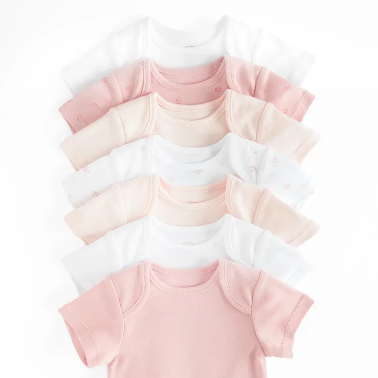 Cool Club, Body dziewczęce z krótkim rękawem, mix, zestaw, 7 szt.