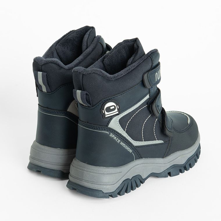 Cool Club, Buty zimowe chłopięce, ocieplane, niebieskie, NASA
