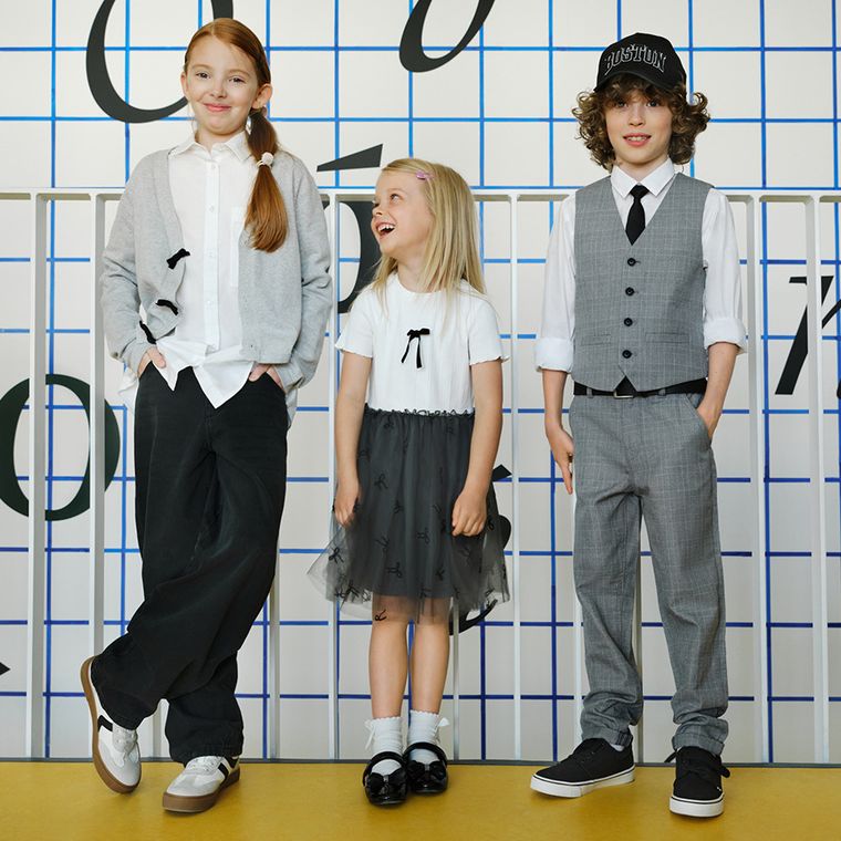 Cool Club, Kamizelka chłopięca, niebiesko-szara