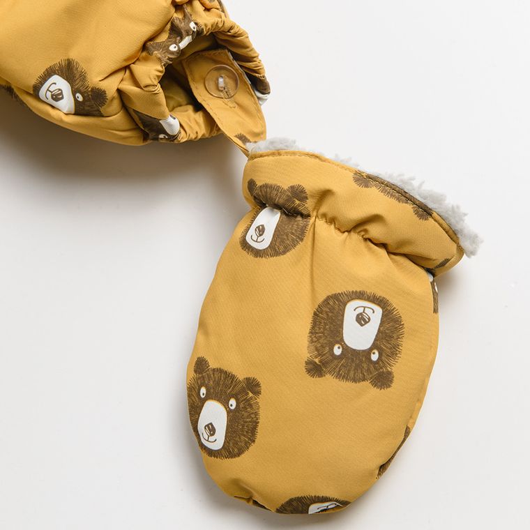 Cool Club, Kombinezon chłopięcy z kapturem, żółty