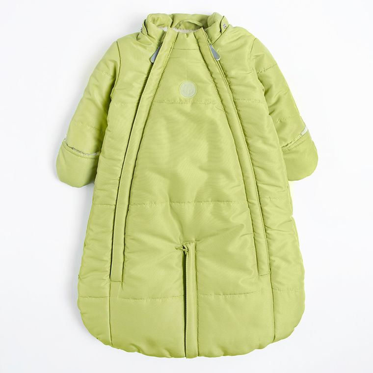 Cool Club, Kombinezon dziecięcy z kapturem, zielony