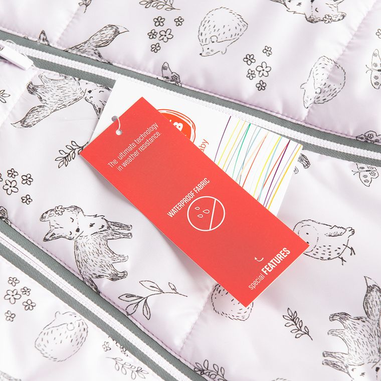 Cool Club, Kombinezon dziewczęcy z kapturem, ocieplany, różowy