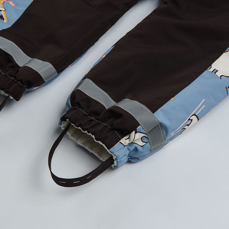 Cool Club, Kombinezon narciarski chłopięcy z kapturem, niebieski, wypełnienie Primaloft