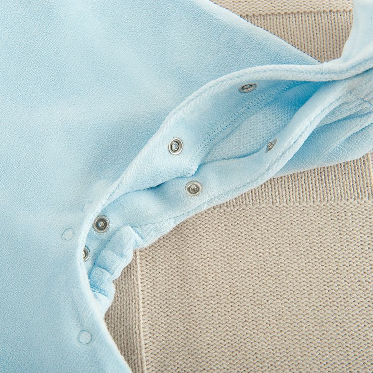 Cool Club, Komplet chłopięcy, Śpiochy welurowe, Body z długim rękawem, prążkowane, mix