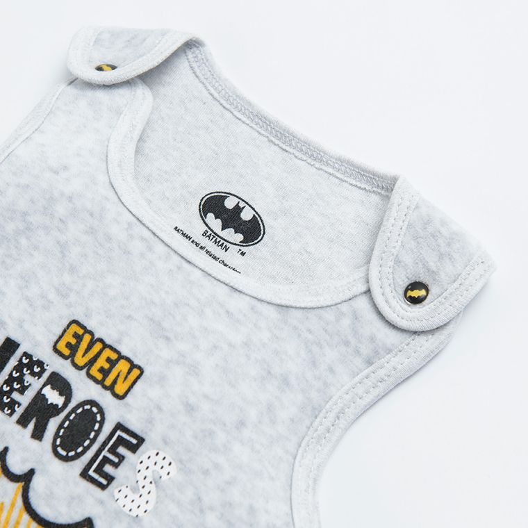 Cool Club, Komplet dziecięcy, Body z krótkim rękawem, Śpiochy, Półśpiochy, Czapka, Śliniak, Koc, mix, Batman