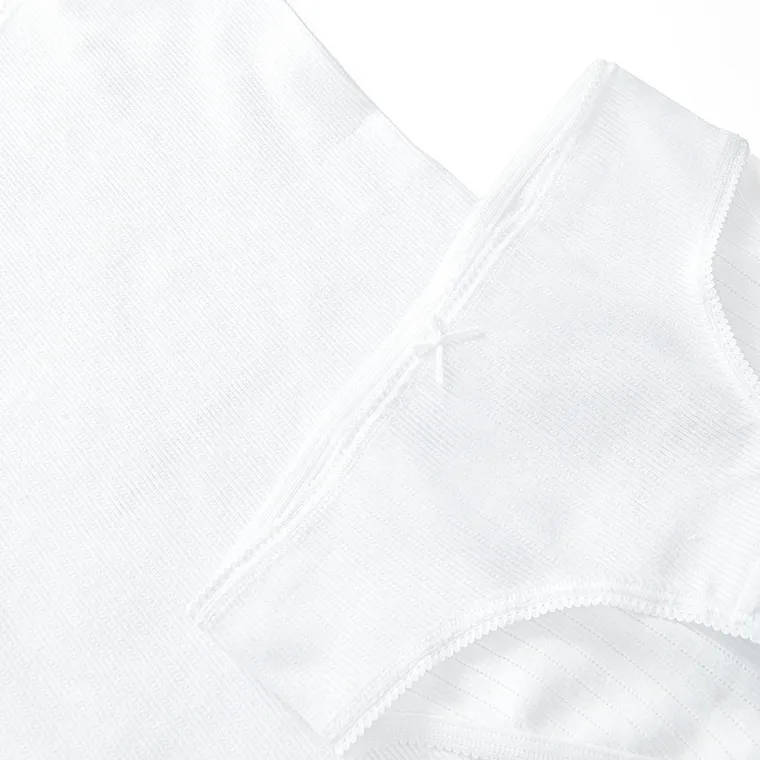 Cool Club, Komplet dziewczęcy, Podkoszulek na ramiączka, Majtki figi, prążkowany, biały