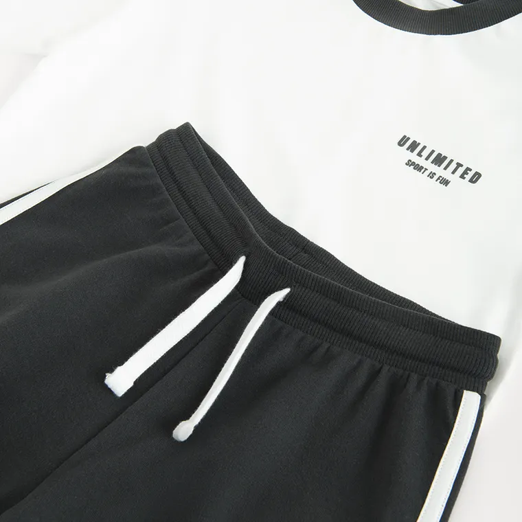 Cool Club, Komplet dziewczęcy, T-shirt, Szorty, biało-granatowy