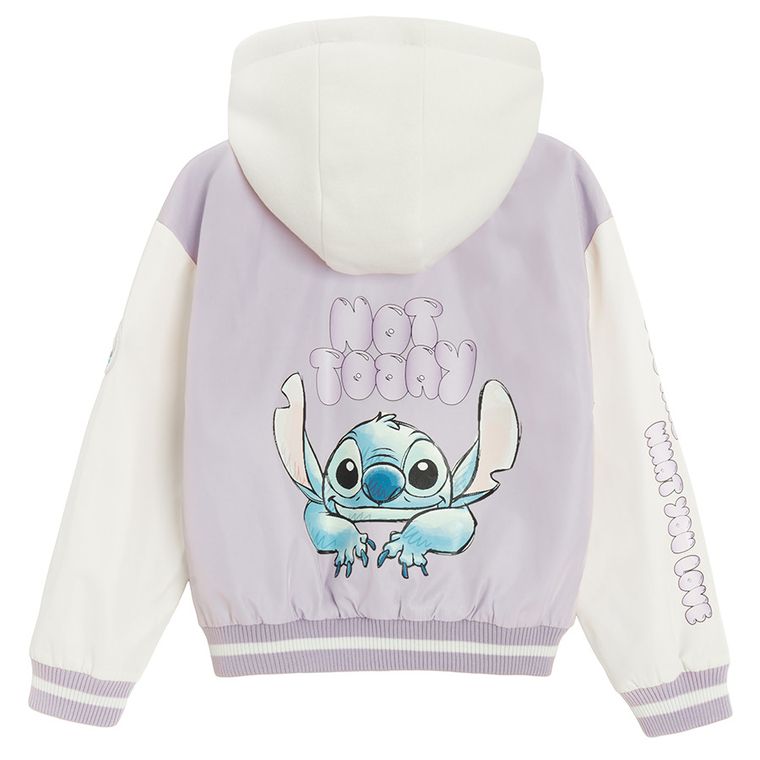 Cool Club, Kurtka bejsbolówka dziewczęca z kapturem, mix, Lilo i Stitch