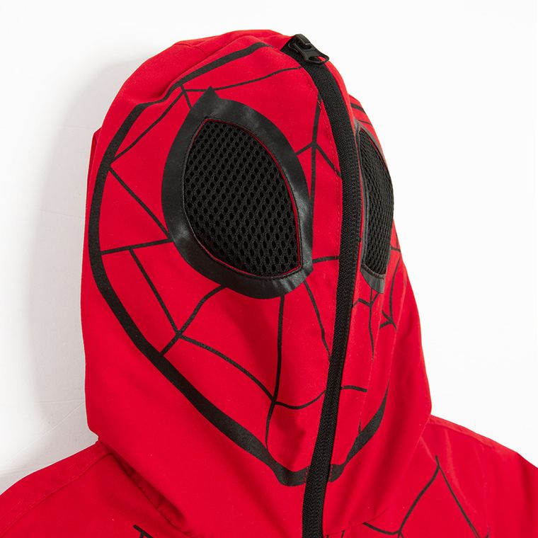 Cool Club, Kurtka chłopięca z kapturem, czerwona, Spider-Man